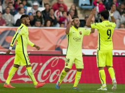 El equipo blaugrana no podía darse el lujo de perder luego de ceder el liderato tras dos tropiezos seguidos. AFP / J. Guerrero