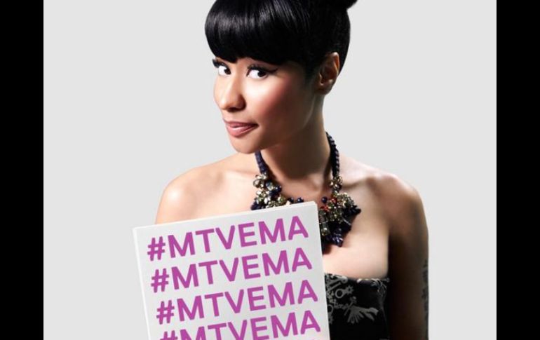 Este año Nicky compite por la presea a Mejor Artista Femenina junto a Katy Perry. TWITTER / @mtvema