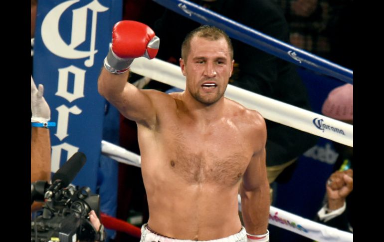 Con esto Surgey Kovalev llegó a 26 victorias en 28 peleas. AFP / D. Emmert