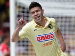 Peralta rescató a sus Águilas al minuto 88. EFE / A. Cruz