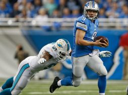 Matthew Stafford lideró otra vibrante victoria de Detroit. AFP / J. Robbins