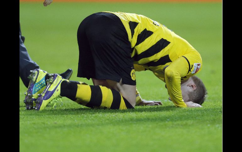 El Borussia Dortmund espera la recuperación del jugador para el próximo partido de la Bundesliga. AP / F. Augstein