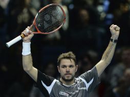 Stan Wawrinka busca sumar los puntos para mantener su cuart lugar en el ránking al cierre de temporada, la mejor de su carrera. EFE / F. Arrizabalaga