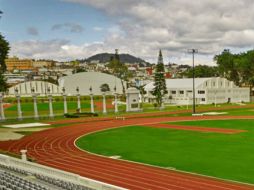 Se presenta el estadio de atletismo 'Heriberto Jara Corona'. ESPECIAL / veracruz2014.mx