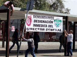 Los miembros de la Asamblea Politécnica también muestran su cansancio porque los funcionarios no dan soluciones a su conflicto. SUN / JMA