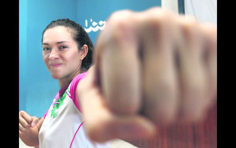 Golpe. La taekwondoín mexicana, María del Rosario Espinoza. NTX /  J. ARCIGA