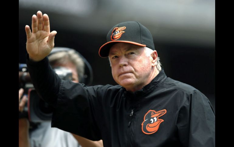 Buck Showalter consiguió marca de 96-66 con Baltimore, además del primer banderín divisional desde 1997. AP / K. Willens