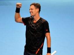 Berdych tuvo a un rival impreciso enfrente y lo aprovechó bien. AFP / G. Kirk