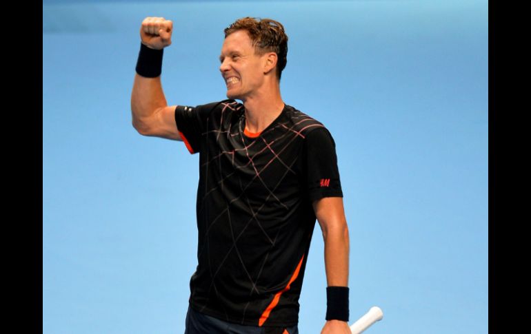 Berdych tuvo a un rival impreciso enfrente y lo aprovechó bien. AFP / G. Kirk