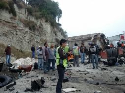 Caminos y Puentes Federales informa que la circulación se encuentra afectada en ambos sentidos, especialmente, hacia el DF. TWITTER / @fdo_miranda_t