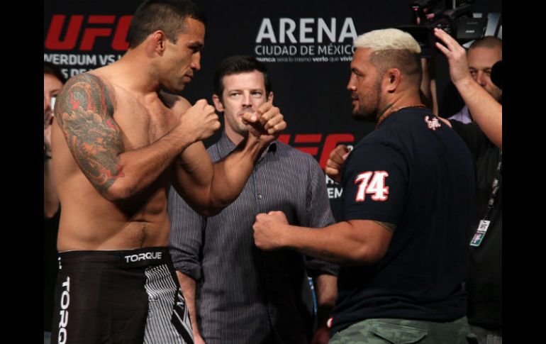 El peleador brasileño, Fabrício Werdum, se enfrentará a Mark Hunt. NTX / J. Pazos