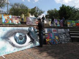 Artistas expresan mediante el grafiti sus experiencias. EL INFORMADOR /