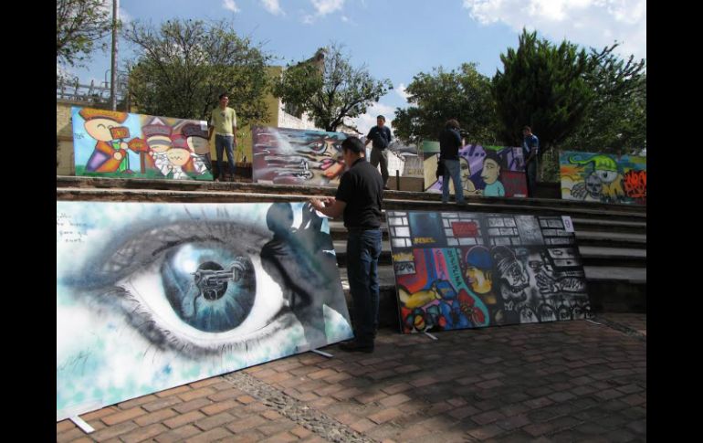 Artistas expresan mediante el grafiti sus experiencias. EL INFORMADOR /