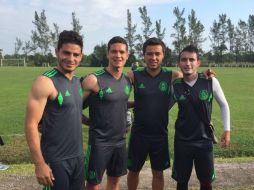 La selección del Tri Sub-21 realiza sus últimos entrenamientos en tierras jarochas en los campos de La Finca Junior. TWITTER / @erickestefano15