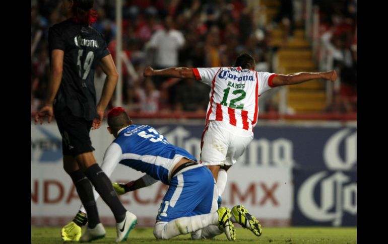 Carlos Ramos anotó el único gol de los de Aguascalientes. MEXSPORT / G. Treviño