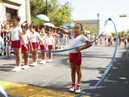 Los niños hicieron gala de sus destrezas deportivas en gimnasia, atletismo, entre otros. EL INFORMADOR / A. Hernández