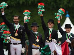 El equipo domina la pruega nivel St. George, sumando una medalla más para México. MEXSPORT / D. Leah