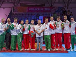 La actuación del equipo de taekwondo ayuda a mantener a México en la cima del cuadro de medallas. MEXSPORT / J. Ramírez