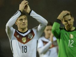 Toni Kroos  celebra su gol frente a España. AFP / M. Riopa