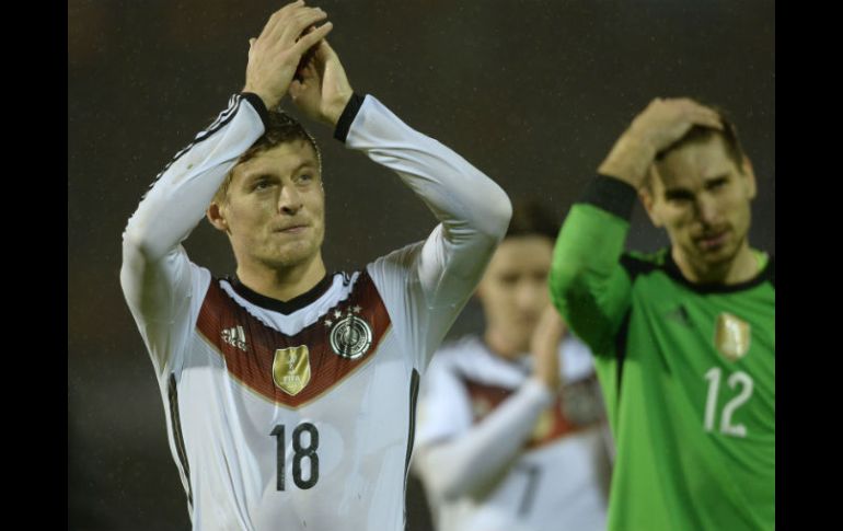 Toni Kroos  celebra su gol frente a España. AFP / M. Riopa