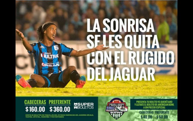 'La sonrisa se les quita con el rugido del jaguar' es el mensaje que aparece en la convocatoria. TWITTER /  @Chiapas_FC