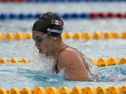 Con la modalidad de pecho femenil, la mexicana demuestra su especialidad sumando su segunda medalla de oro. MEXSPORT / O. Aguilar.