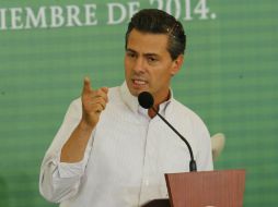 El Presidente de la República, Enrique Peña Nieto. NTX / G. Salas