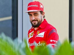 Alonso terminará su participación con el equipo italiano en Abu Dhabi. EFE / S. Suki