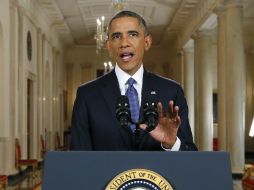 Barack Obama anuncia las medidas en una conferencia de prensa. AP / J. Bourg