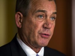 John Boehner demanda el presidente Barack Obama por el supuesto uso abusivo de sus facultades ejecutivas. EFE / J. Lo Scalzo