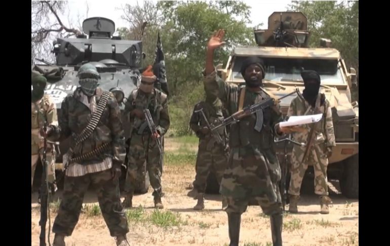 Hombres armados del grupo islamista Boko Haram. Imagen tomada de un video del 13 de julio, proporcionado por el grupo. AFP /