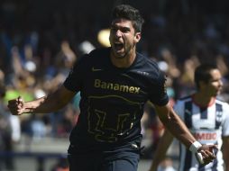 Eduardo Herrera se lució con doblete ante los Rayados. AFP / Y. Cortez