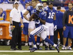 T. Y. Hilton promete anotar un touchdown para dedicárselo a su hija que acaba de nacer. AP / M. Conroy