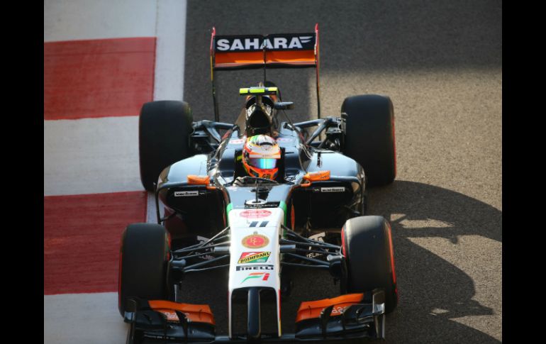 Pérez encontró confiabilidad y un buen coche en la escudería Force India. AFP / ARCHIVO