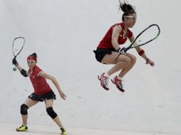 La dupla recién salió victoriosa al enfrentarse contra Guatemala en la final de dobles femenil el pasado 21 de noviembre. EFE / J. Arguedas