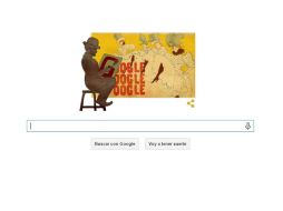 El 'doode' celebra que un 24 de noviembre, de hace 150 años, nació este artista. ESPECIAL / google.com