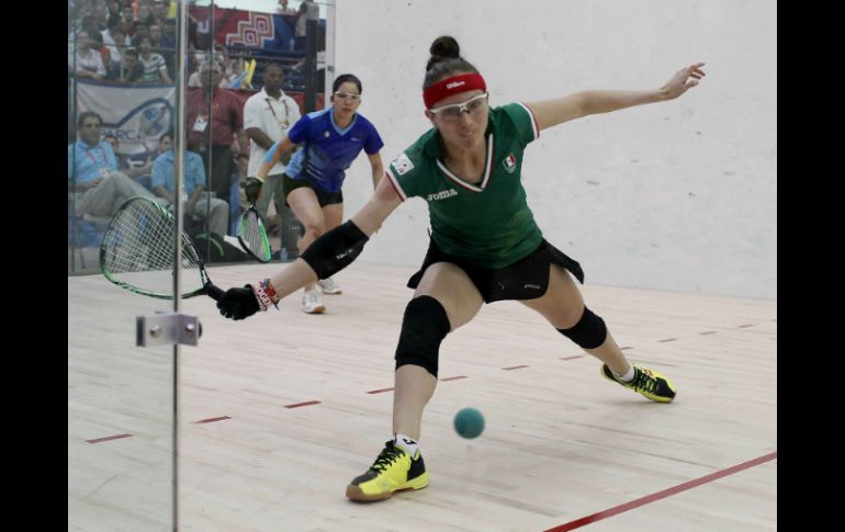 La delegación de racquetbol  se queda con las seis medallas de oro que hubo en disputa, ganando en las tres modalidades. EFE / J. Arguedas.