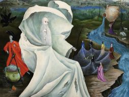 'La tentación de San Antonio' de Leonora Carrington se adquiere por dos millones 200 mil dólares. AP / Sotheby's