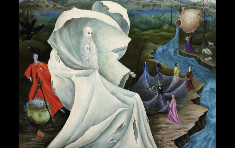 'La tentación de San Antonio' de Leonora Carrington se adquiere por dos millones 200 mil dólares. AP / Sotheby's