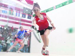 Triunfadora. Paola Longoria superó a Ana Gabriela Martínez para ganar la medalla de oro ante Guatemala en racquetbol. NTX /