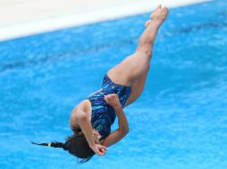 Chávez abrió la primera prueba de la competencia de saltos ornamentales. NTX / J. Arciga