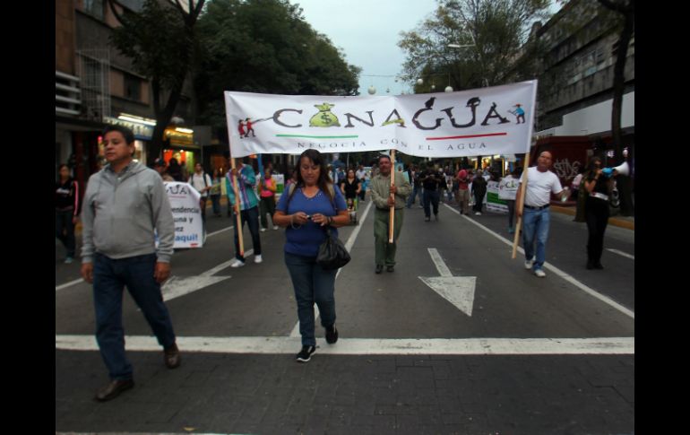 A pesar de la reubicación de Acasico, gente de Temacapulín sigue manifestándose en contra de la Presa. EL INFORMADOR / ARCHIVO