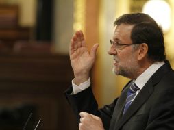 El presidente Rajoy asevera que la prioridad actual es actuar ante la crisis económica. NTX / ARCHIVO