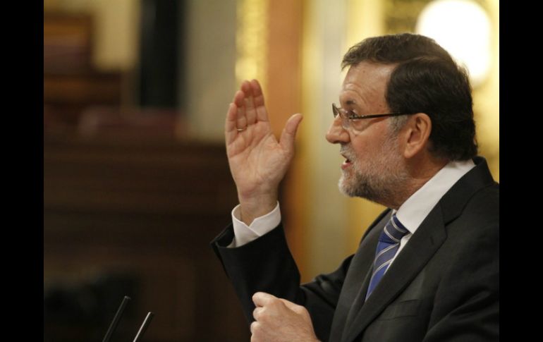 El presidente Rajoy asevera que la prioridad actual es actuar ante la crisis económica. NTX / ARCHIVO