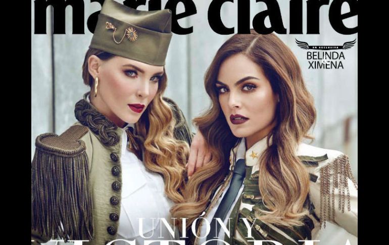 Ambas aparecen vistiendo con un toque militar. TWITTER / @MarieClaire_LA