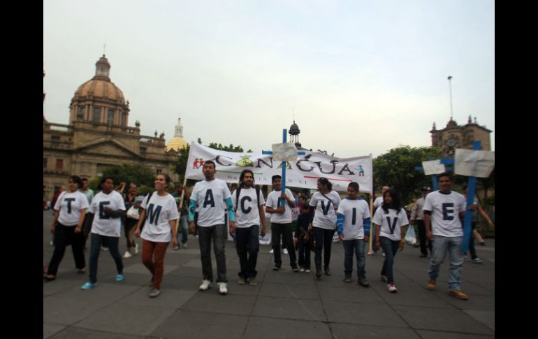 Los habitantes de Temacapulín, uno de los municipios que serán afectados, siguen manifestándose en contra de la presa. EL INFORMADOR / ARCHIVO