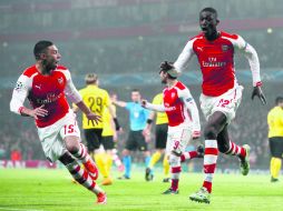 Yaya Sanogo (22) abrió el marcador en el Emirates Stadium. AFP / A. Grant