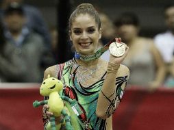 Cynthia Valdéz arribó a 14 históricas medallas de oro en la historia de los Centroamericanos. EFE / A. Cruz