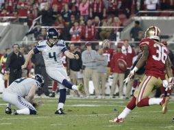 Steven Hauschka lució en un juego donde las ofensivas no tuvieron una buena actuación. AP /  M .Sánchez