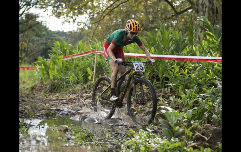 Daniela Campuzano logró la única medalla de oro en la disciplina, en la modalidad de ciclismo de montaña. MEXSPORT / D. Leah